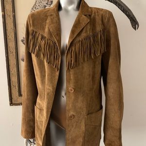 Genuine Suede Fringe Jacket